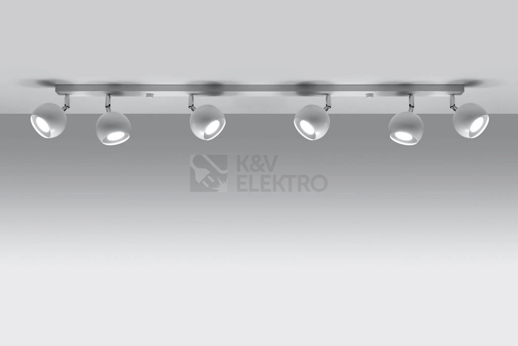 Obrázek produktu Stropní bodové svítidlo SOLLUX Oculare 6l GU10 6x40W bez zdroje SL.0442 bílá 2