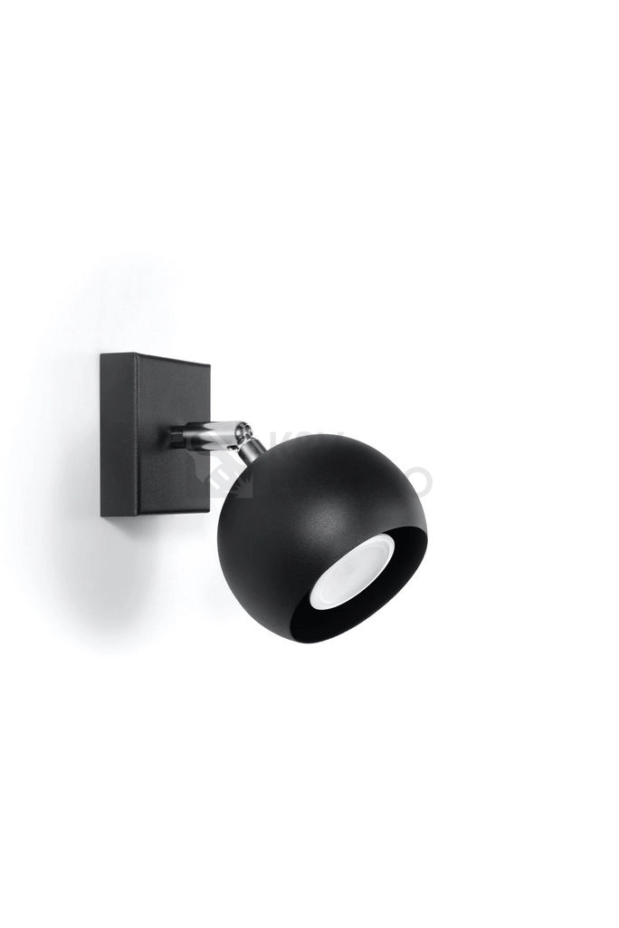 Obrázek produktu Nástěnné bodové svítidlo SOLLUX Oculare GU10 1x40W bez zdroje SL.0443 černá 1