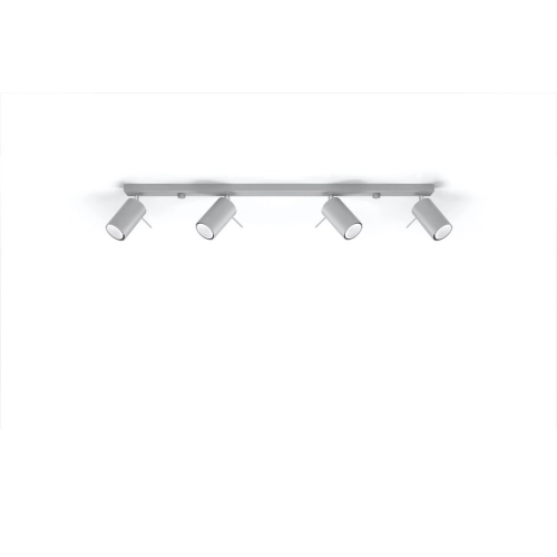 Stropní bodové svítidlo SOLLUX Ring 4l GU10 4x40W bez zdroje SL.0453 šedá (obrázek 3)
