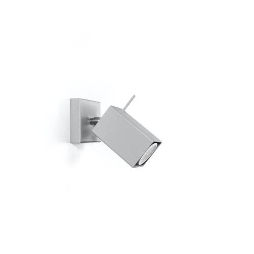 Nástěnné bodové svítidlo SOLLUX Merida 1 GU10 1x40W bez zdroje SL.0455 šedá (obrázek 3)