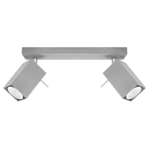 Bodové svítidlo SOLLUX Merida 2 GU10 2x40W bez zdroje SL.0456 šedá