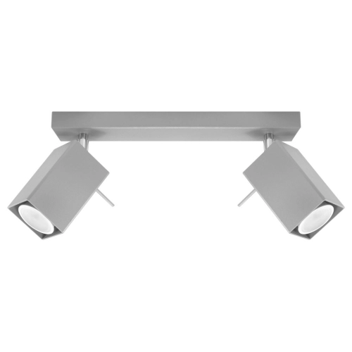 Bodové svítidlo SOLLUX Merida 2 GU10 2x40W bez zdroje SL.0456 šedá