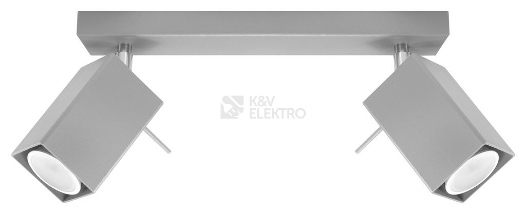 Obrázek produktu Bodové svítidlo SOLLUX Merida 2 GU10 2x40W bez zdroje SL.0456 šedá 0