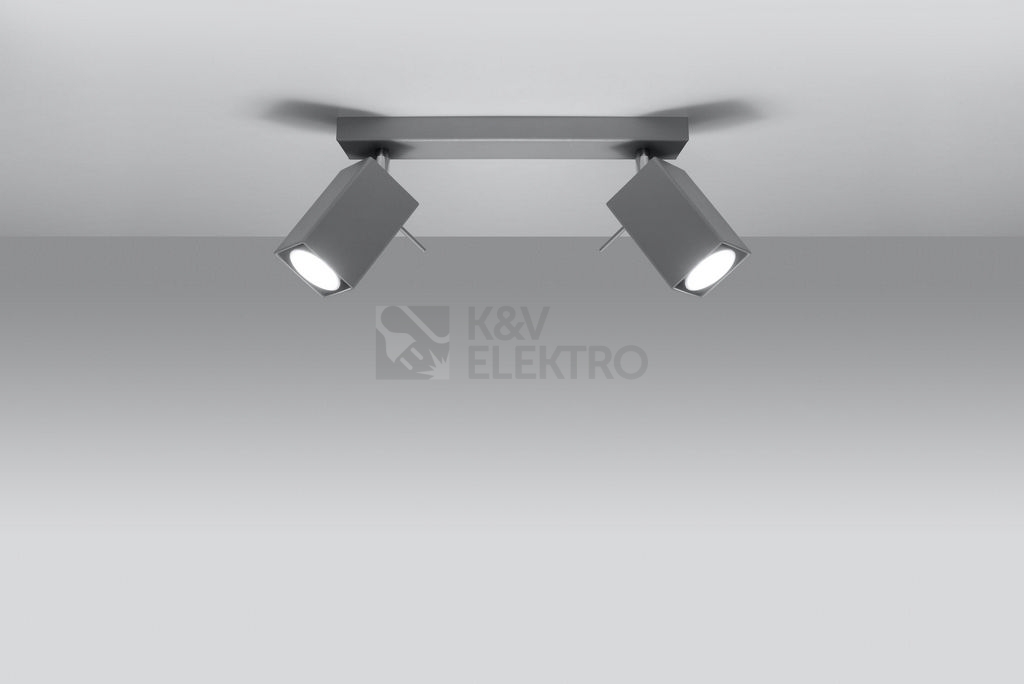Obrázek produktu Bodové svítidlo SOLLUX Merida 2 GU10 2x40W bez zdroje SL.0456 šedá 2