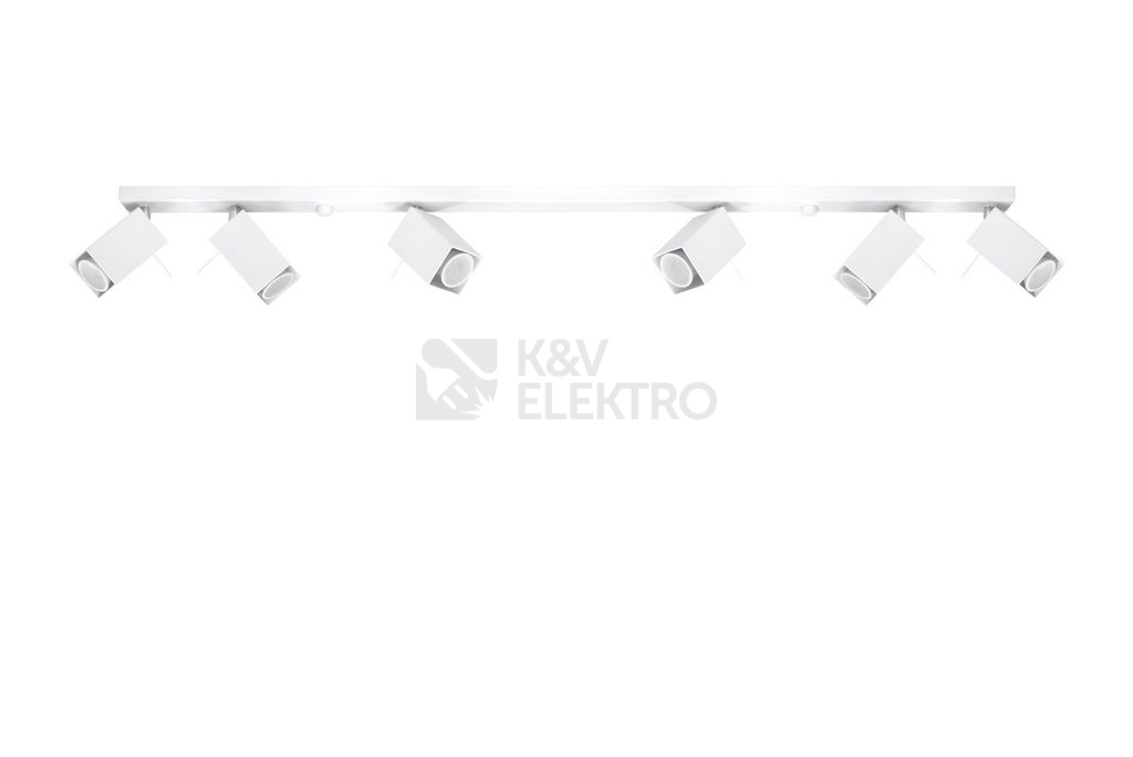 Obrázek produktu Bodové svítidlo SOLLUX Merida 6l GU10 6x40W bez zdroje SL.0464 bílá 0