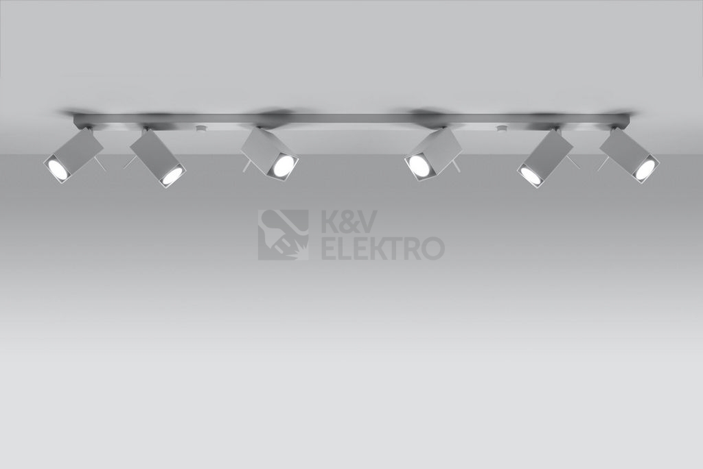 Obrázek produktu Bodové svítidlo SOLLUX Merida 6l GU10 6x40W bez zdroje SL.0464 bílá 2