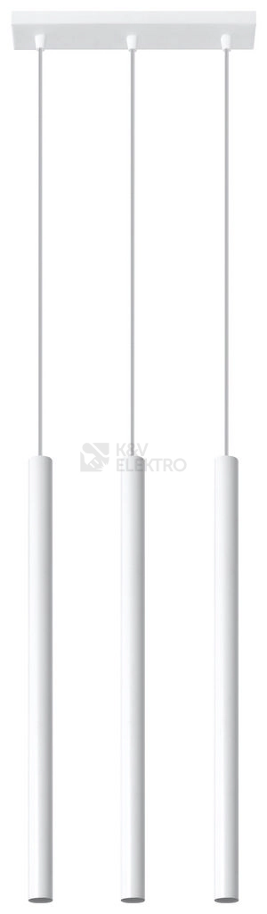 Obrázek produktu Lustr SOLLUX Pastelo 3 G9 3x40W bez zdroje SL.0466 bílá 0