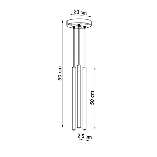 Lustr SOLLUX Pastelo 3p G9 3x40W bez zdroje SL.0467 bílá (obrázek 7)