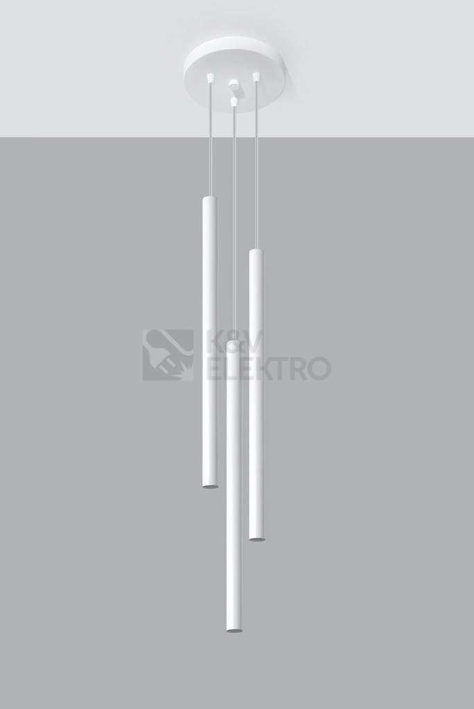 Obrázek produktu Lustr SOLLUX Pastelo 3p G9 3x40W bez zdroje SL.0467 bílá 1