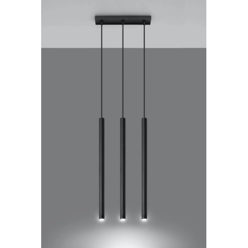 Lustr SOLLUX Pastelo 3 G9 3x40W bez zdroje SL.0470 černá (obrázek 8)