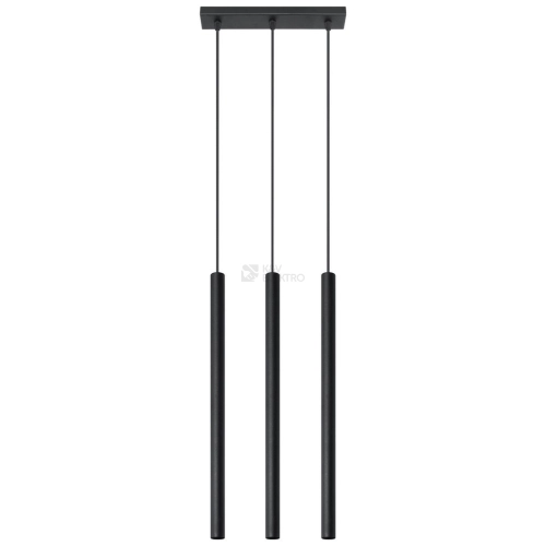 Lustr SOLLUX Pastelo 3 G9 3x40W bez zdroje SL.0470 černá