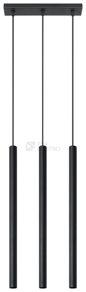 Obrázek produktu Lustr SOLLUX Pastelo 3 G9 3x40W bez zdroje SL.0470 černá 0