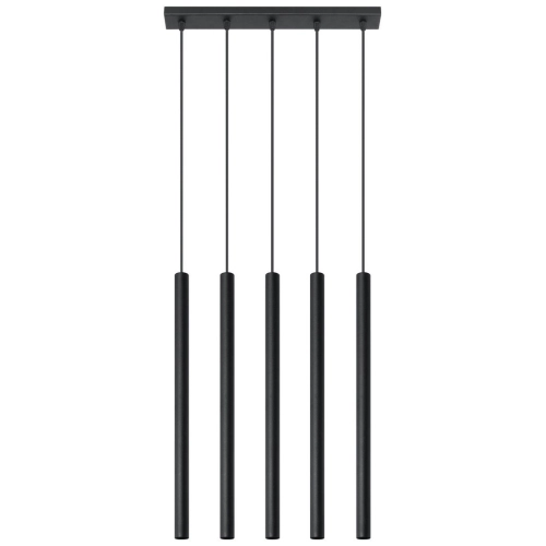 Lustr SOLLUX Pastelo 5 G9 5x40W bez zdroje SL.0472 černá