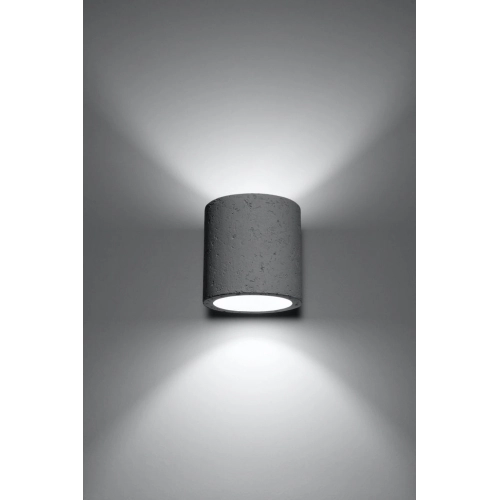 Nástěnné svítidlo SOLLUX Orbis G9 1x40W bez zdroje SL.0486 beton (obrázek 7)