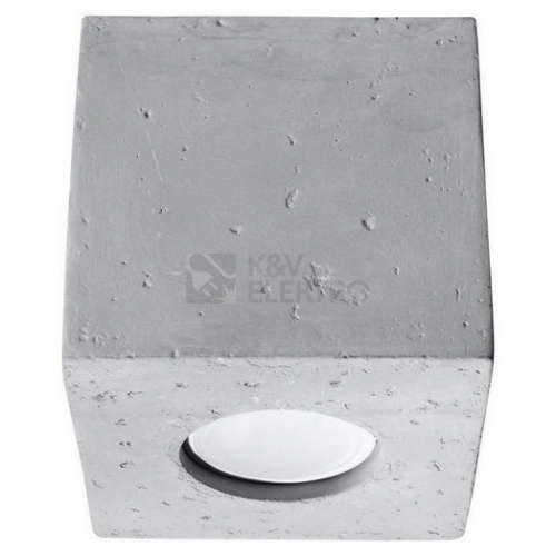 Stropní svítidlo SOLLUX Quad GU10 1x40W bez zdroje SL.0489 beton
