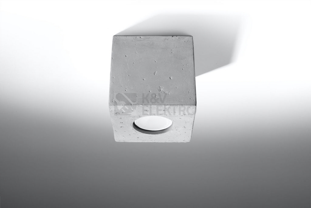 Obrázek produktu Stropní svítidlo SOLLUX Quad GU10 1x40W bez zdroje SL.0489 beton 1