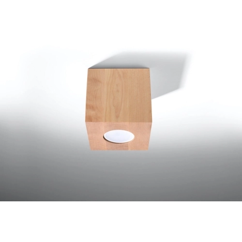 Stropní svítidlo SOLLUX Quad GU10 1x40W bez zdroje SL.0493 přírodní dřevo (obrázek 3)