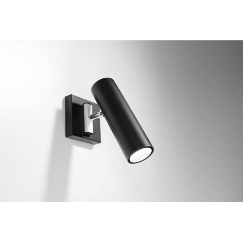 Nástěnné bodové svítidlo SOLLUX Direzione GU10 1x40W bez zdroje SL.0498 černá (obrázek 3)