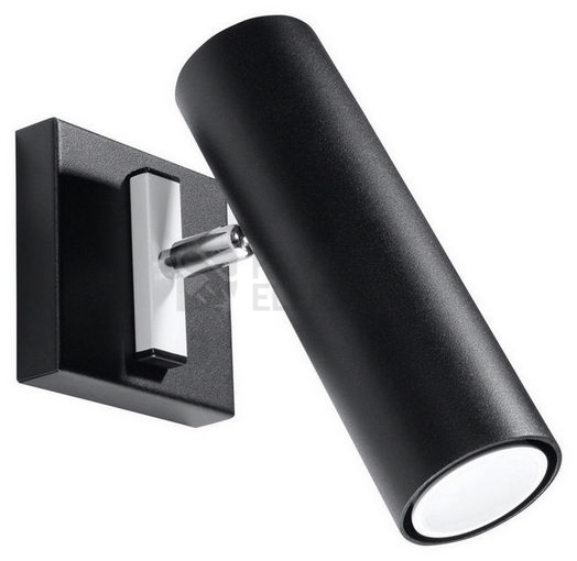 Obrázek produktu Nástěnné bodové svítidlo SOLLUX Direzione GU10 1x40W bez zdroje SL.0498 černá 0
