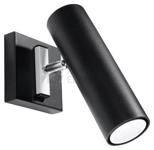 Obrázek produktu Nástěnné bodové svítidlo SOLLUX Direzione GU10 1x40W bez zdroje SL.0498 černá 0