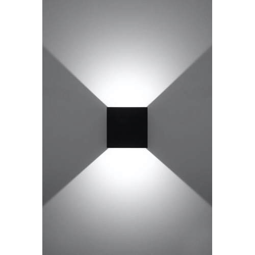 Nástěnné LED svítidlo SOLLUX Luca 6W 3000K IP54 SL.0545 černá (obrázek 3)