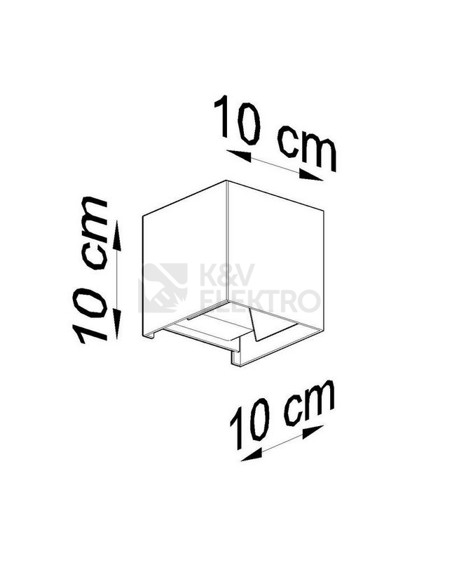 Obrázek produktu  Nástěnné LED svítidlo SOLLUX Luca 6W 3000K IP54 SL.0545 černá 3