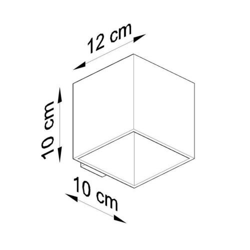 Nástěnné svítidlo SOLLUX Quad 1 G9 1x40W bez zdroje SL.0565 antracit (obrázek 4)
