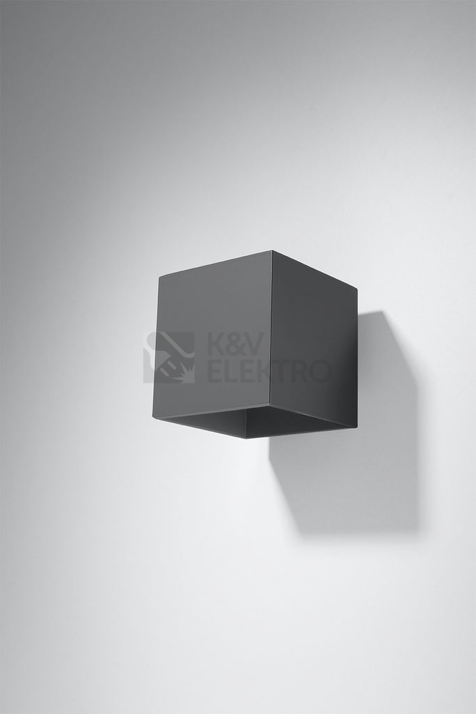Obrázek produktu Nástěnné svítidlo SOLLUX Quad 1 G9 1x40W bez zdroje SL.0565 antracit 1