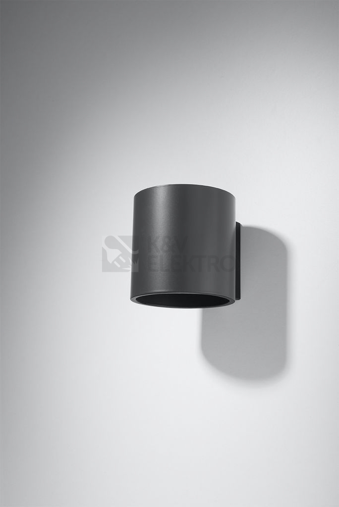 Obrázek produktu Nástěnné svítidlo SOLLUX Orbis 1 G9 1x40W bez zdroje SL.0566 antracit 1