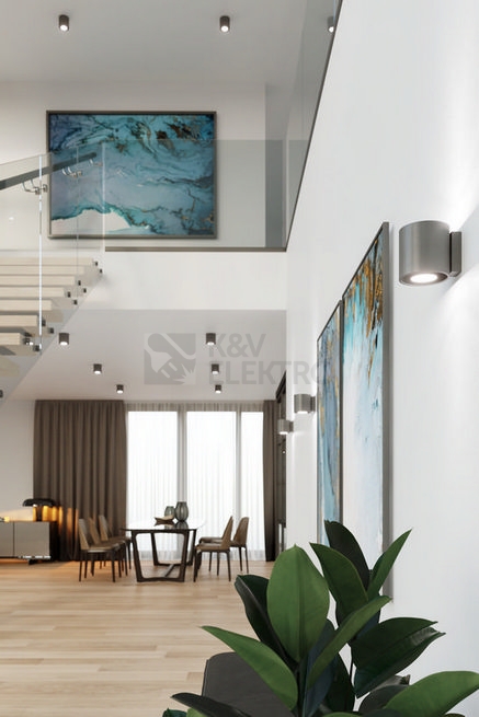 Obrázek produktu Nástěnné svítidlo SOLLUX Orbis 1 G9 1x40W bez zdroje SL.0566 antracit 5