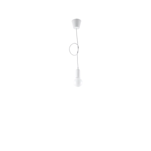 Lustr SOLLUX Diego 1 E27 1x60W bez zdroje SL.0569 bílá (obrázek 4)