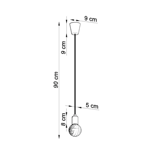 Lustr SOLLUX Diego 1 E27 1x60W bez zdroje SL.0569 bílá (obrázek 7)