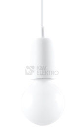 Obrázek produktu Lustr SOLLUX Diego 1 E27 1x60W bez zdroje SL.0569 bílá 0