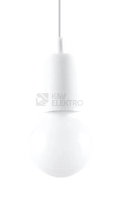 Obrázek produktu Lustr SOLLUX Diego 1 E27 1x60W bez zdroje SL.0569 bílá 0