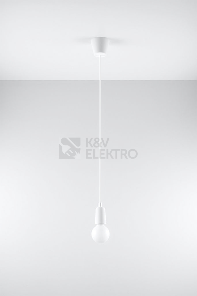 Obrázek produktu Lustr SOLLUX Diego 1 E27 1x60W bez zdroje SL.0569 bílá 1