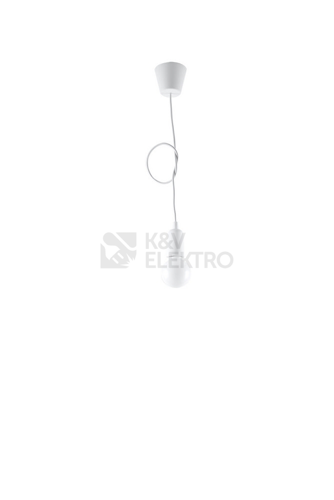 Obrázek produktu Lustr SOLLUX Diego 1 E27 1x60W bez zdroje SL.0569 bílá 3