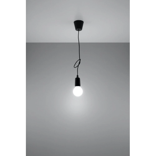 Lustr SOLLUX Diego 1 E27 1x60W bez zdroje SL.0572 černá (obrázek 6)