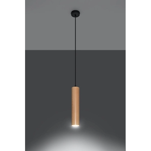 Lustr SOLLUX Lino GU10 1x40W bez zdroje SL.0636 přírodní dřevo (obrázek 8)