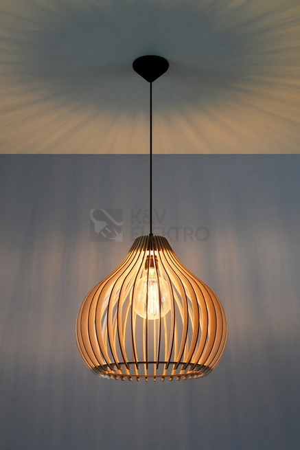 Obrázek produktu Lustr SOLLUX Aprilla E27 1x60W bez zdroje SL.0639 přírodní dřevo 2