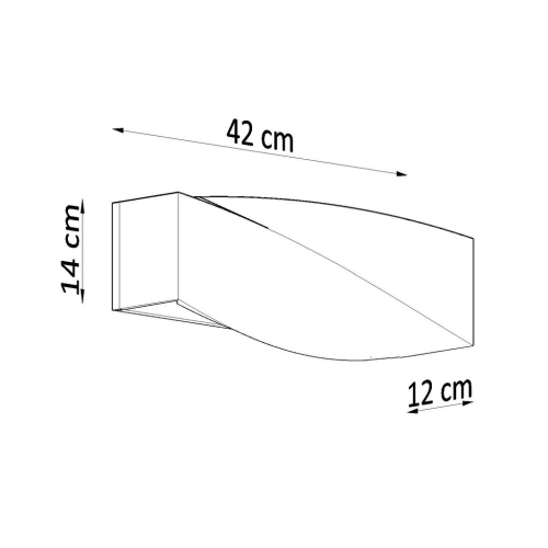 Nástěnné svítidlo SOLLUX Sigma E27 2x60W bez zdroje SL.0644 beton (obrázek 4)