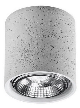 Obrázek produktu Stropní bodové svítidlo SOLLUX Cullo GU10 1x40W bez zdroje SL.0645 beton 0