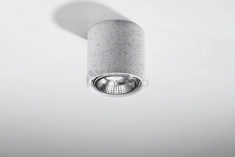 Obrázek produktu Stropní bodové svítidlo SOLLUX Cullo GU10 1x40W bez zdroje SL.0645 beton 1