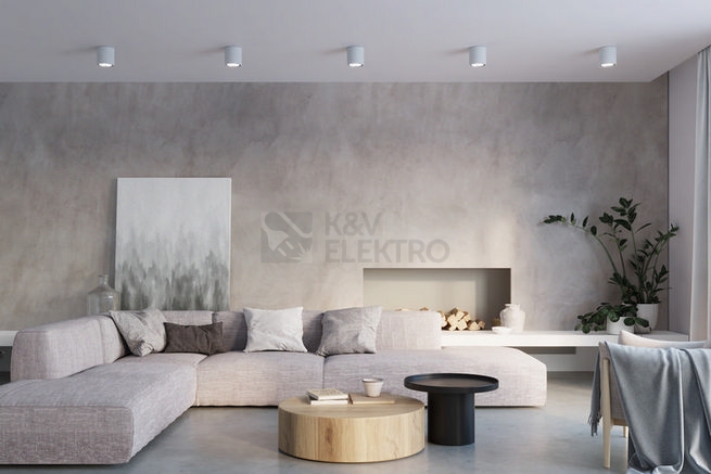 Obrázek produktu Stropní bodové svítidlo SOLLUX Cullo GU10 1x40W bez zdroje SL.0645 beton 4