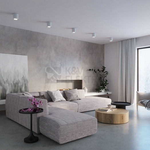 Obrázek produktu Stropní bodové svítidlo SOLLUX Cullo GU10 1x40W bez zdroje SL.0645 beton 5