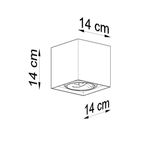 Stropní svítidlo SOLLUX Valde GU10 1x40W bez zdroje SL.0646 beton (obrázek 4)
