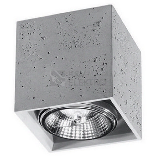 Stropní svítidlo SOLLUX Valde GU10 1x40W bez zdroje SL.0646 beton
