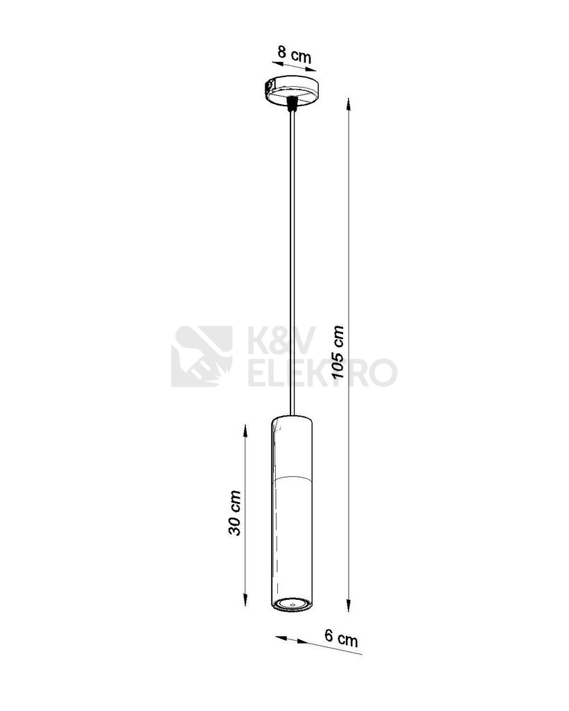 Obrázek produktu Lustr SOLLUX Borgio 1 GU10 1x40W bez zdroje SL.0647 beton a ocel bílá 3