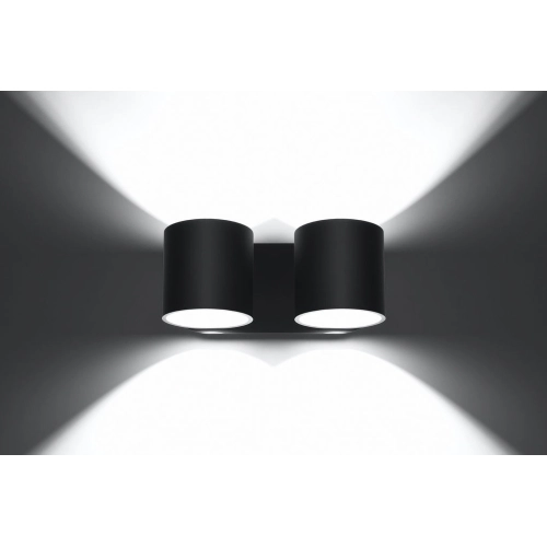 Nástěnné svítidlo SOLLUX Orbis 2 G9 2x40W bez zdroje SL.0660 černá (obrázek 3)