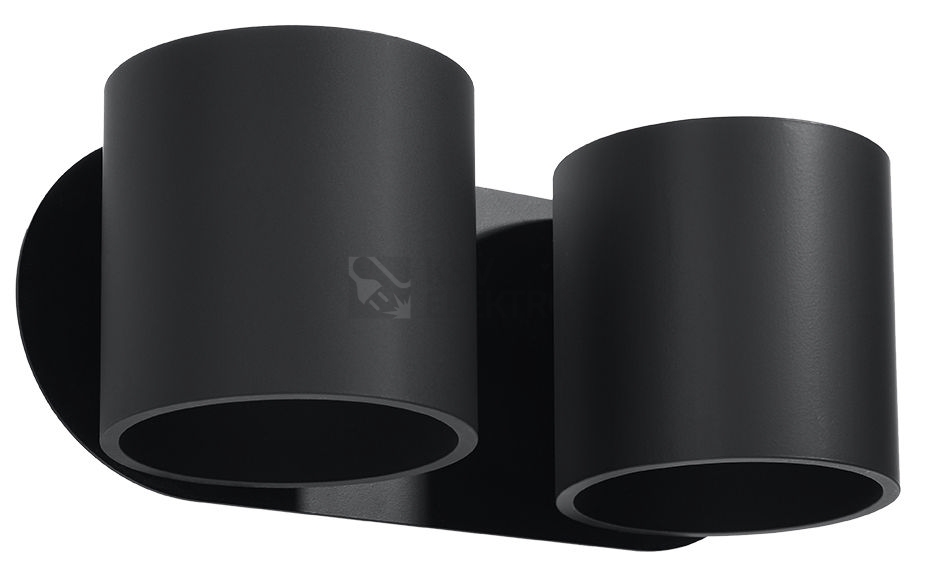 Obrázek produktu Nástěnné svítidlo SOLLUX Orbis 2 G9 2x40W bez zdroje SL.0660 černá 0