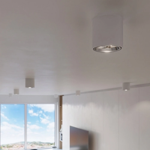 Stropní svítidlo SOLLUX Tiube GU10 1x40W bez zdroje SL.0695 bílá (obrázek 7)